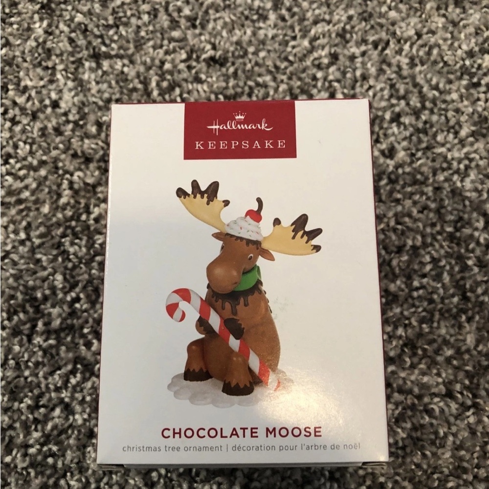 Hallmark 2022 Chocolate Moose Ornament - NEW